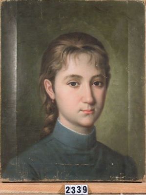 pictură de șevalet - Popp, Mișu (?); Portret de fată