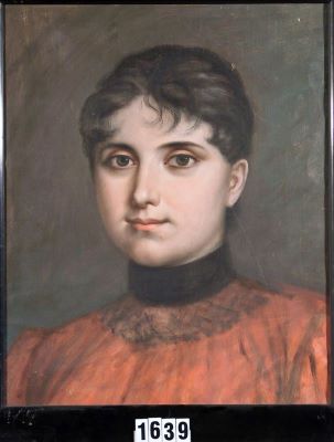 pictură de șevalet - Popp, Mișu; Portret de fată (D-ra J.)