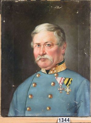 pictură de șevalet - Heilmann, Ferdinand; Colonelul Grossmann