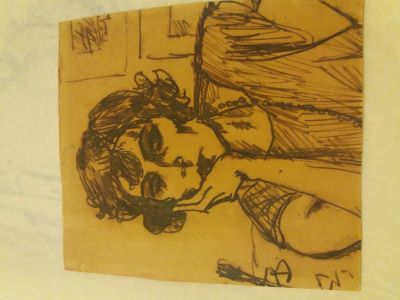 desen - Tonitza, Nicolae; Portret de femeie