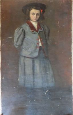 pictură de șevalet - Damian, Vasile; Portret (de) copil(ă)