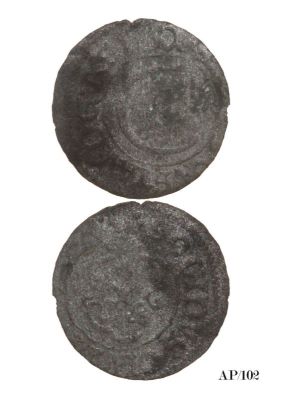 Șiling (imitație); imitație după șiling emis de regele Gustav II Adolf al Suediei la Riga