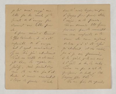 manuscris - Mihail Kogălniceanu - autor; Scrisoare trimisă de Mihail Kogălniceanu fiului său, Ion, pe 3/15 ianuarie 1882, din Iași