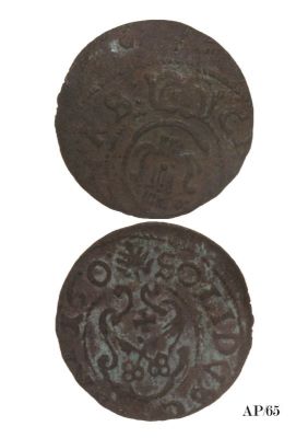 Șiling (imitație); imitație după șiling emis de regina Christina a Suediei la Riga