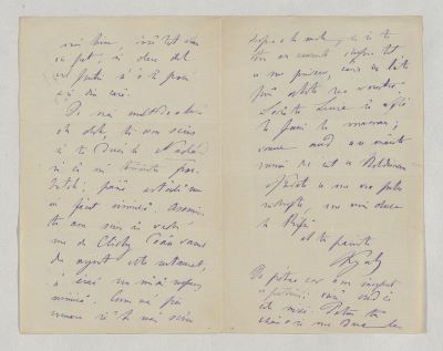 manuscris - Mihail Kogălniceanu - autor; Scrisoare trimisă de Mihail Kogălniceanu fiului său, Ion, pe 23 martie 1882, din București