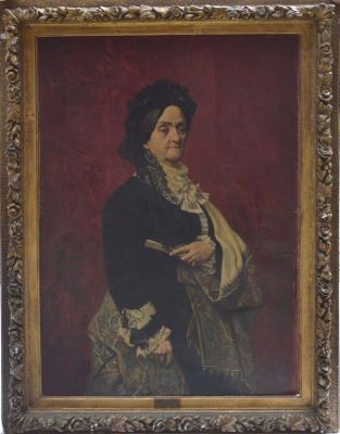 pictură de șevalet - Aman, Theodor; Portret (de) femeie