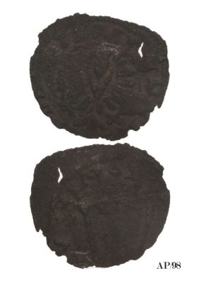 Șiling (imitație); imitație după șiling emis de Friedrich Wilhelm de Brandenburg