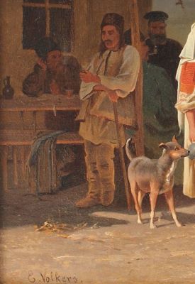pictură de șevalet - Volkers, Emil; Popas