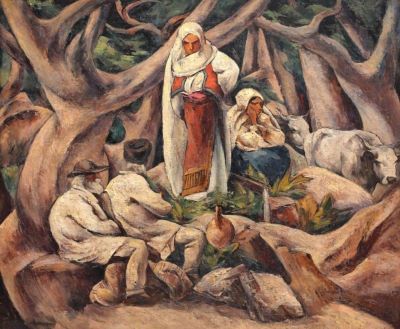 tablou - Theodorescu-Sion, Ion; La șipot