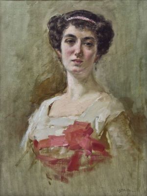 pictură de șevalet - Petrescu, Costin; Portret de femeie