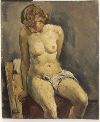 pictură de șevalet - Theodorescu-Sion, Ion; Studiu de nud