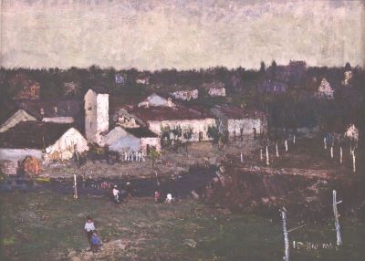 pictură de șevalet - Popescu-Negreni, Ion; Colentina la Plumbuita