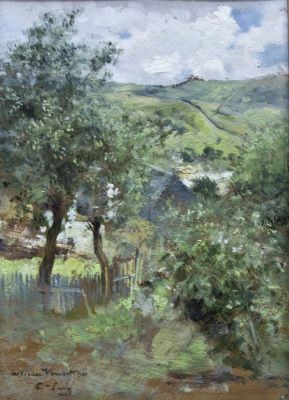 pictură de șevalet - Vermont, Nicolae; Peisaj la Câmpulung
