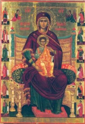 icoană - Constantinos (?); Maica Domnului cu Pruncul - Kyriotissa