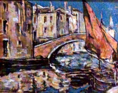 pictură - Petrașcu, Gheorghe; Canal la Veneția