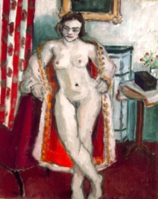 pictură - Pallady, Theodor; Nud în picioare
