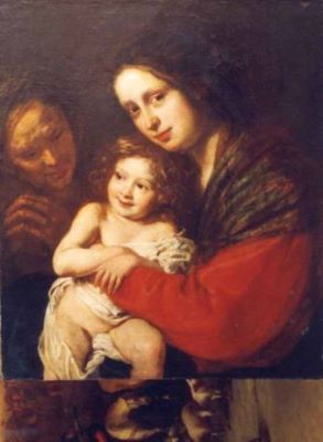 pictură - Proccacini, Giulio Cesare; Maria cu Iisus Copil și Sfânta Ana