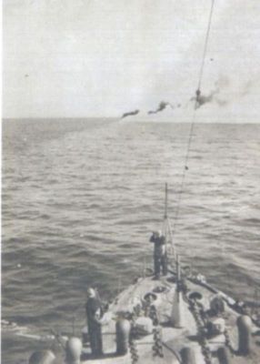 fotografie; Distrugator naval