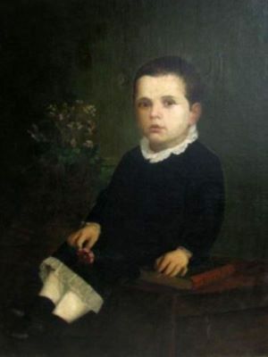 pictură - Henția, Sava; Portret de copil