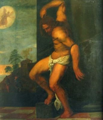 pictură - Reni, Guido (după); Sfântul Sebastian