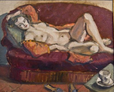 pictură de șevalet - Pallady, Theodor; Nud culcat