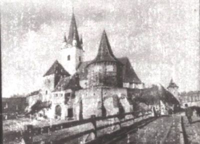 clișeu - Fischer, Emil; Biserica fortificată din Cristian