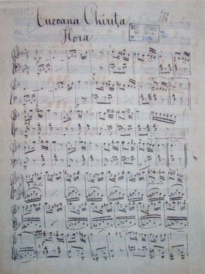 partitură - Porumbescu, Ciprian; Cucoana Chirița; Hora