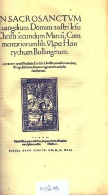 carte - Bullinger, Heinrich; Pantaleon Heinrich; In omnes Apostolicas epistolas