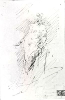 grafică - Grigorescu, Nicolae; Studiu de nud