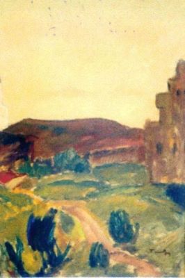 pictură - Tonitza, Nicolae; Peisaj din Mangalia (Impresie de Amurg)