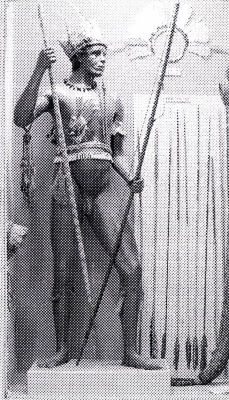 mulaj; Indian Arua cu podoabe tradiționale