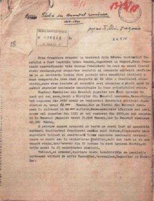 studiu științific - Dragomir, Silviu; Sârbii din Banatul românesc (1919-1940)
