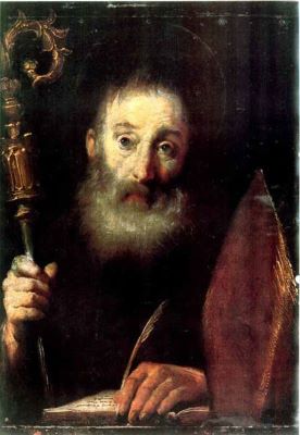 pictură - Strozzi, Bernardo; Sfântul Augustin episcop