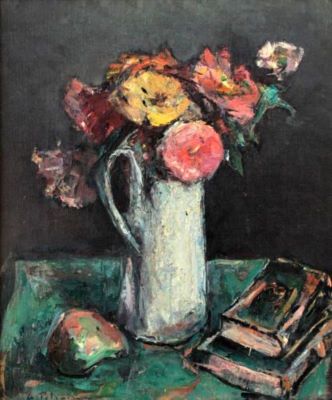pictură - Petrașcu, Gheorghe; Flori în glastră