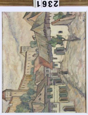 pictură de șevalet - Bunescu, Marius; Peisaj din Sighișoara