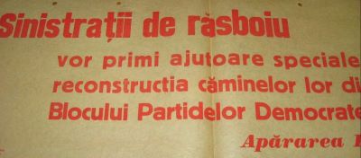 document; Apărarea Patriotică promite ajutoare pt. reconstruirea caselor, din partea BPD