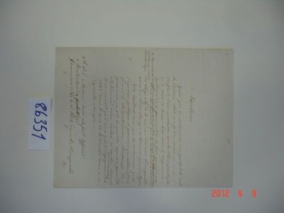 scrisoare -  ; Alexandru Dimitrie Ghica către Mehmed Esaad Safvet Effendi