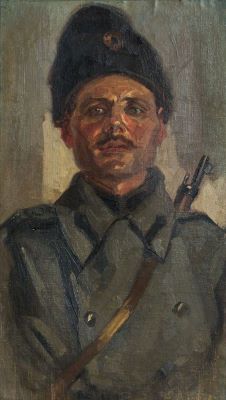 pictură de șevalet - Petrescu, Costin; Militar