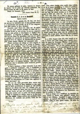 articol ziar - Barițiu, George; Barițiu, George către E.I.A.