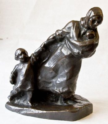 sculptură - Medrea, Cornel; Refugiata