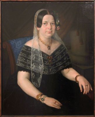 pictură de șevalet - Sockl, Theodor Benedikt; Portret de femeie