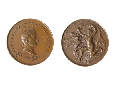 Medalie dedicată osândirii trădătorilor lui Napoleon