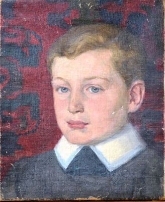 pictură de șevalet - Coulin, Arthur; Portret de copil