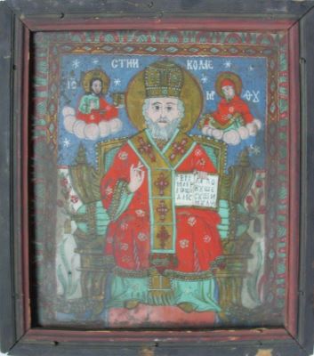 icoană - Costea-Verman, Ioan; Sf. Nicolae