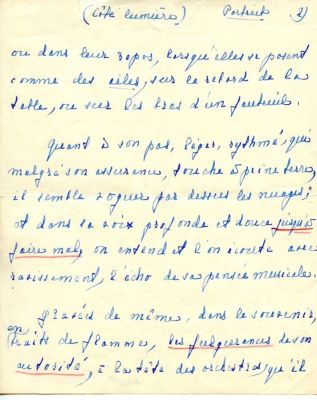manuscris -  ; Maruca Enescu despre George Enescu