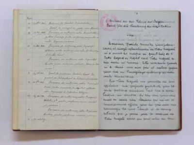 manuscris - Ferdinand I al României; Discursuri; înalte ordine de zi; corespondență ale regelui Ferdinand I al României (1914-1927) (1865-1927)
