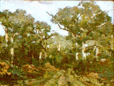 pictură - Andreescu, Ion; Colț de pădure