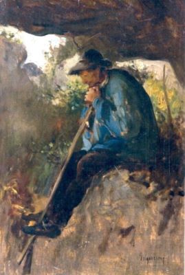 pictură - Grigorescu, Nicolae; Lucrător din Fontainebleau