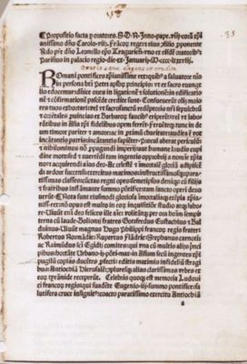 carte - Leonellus Chieregatus; Propositio coram Carola VIII Francorum rege facta