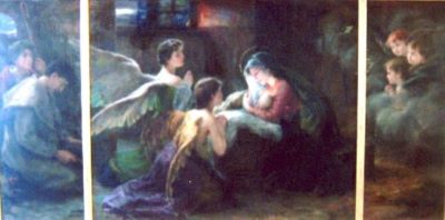 pictură - Flesch-Brunningen; Csuyz, Ludmilla von; Adorarea lui Cristos